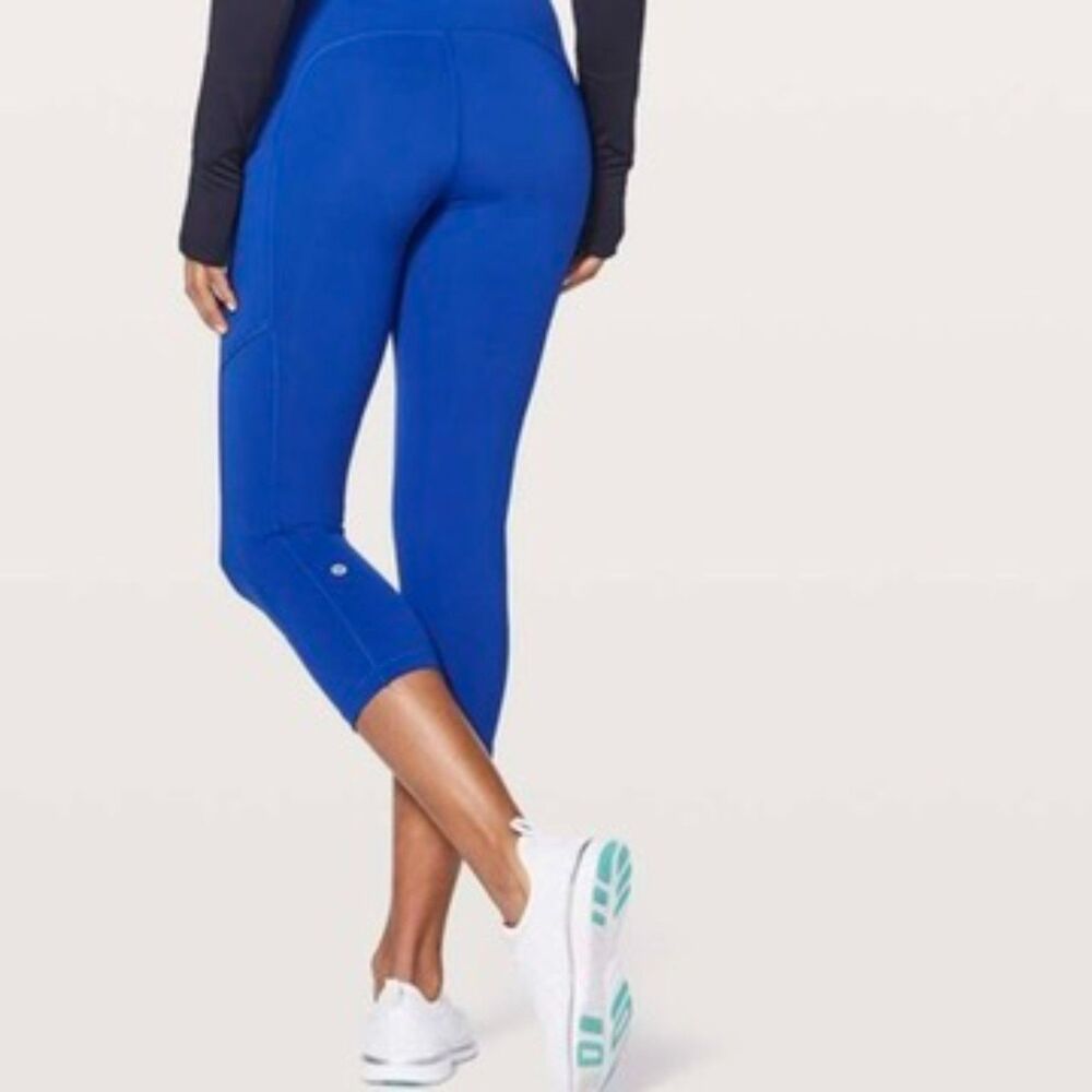 Lululemon Speed Up Crop 21” Leggings - Jet Stream - Size 4